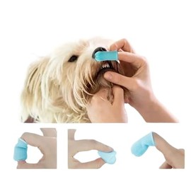Generic 360Pets finger toothbrush,puppy accessoreis,dogs toothbrush,Dogs teeth cleaning,Cats toothbrush,White,blue and pink 1-pack.
