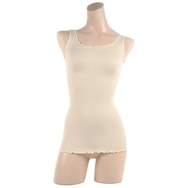 utatane Tank Top, 100% Silk, Women's, Size M to L, Summer, Cool, Winter, Warmth, Improves Cold Resistance, No Stuffy, Smooth, Shirt, Absorbent, Heat Retention, Moisturizing, Delicate, High Moisturizing, Comfortable, Innerwear, Sleeveless, Plain, Made in 