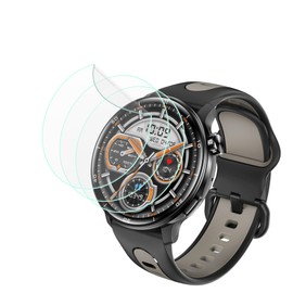 Futanwei for Mingdaln Smart Watch S666 Screen Protector 1.43" [5 Pack] HD Clear Soft PET Film [Anti-Fingerprint] [Anti-Scratch] [Bubble Free] Compatible for Mingtawn Mingdaln Smartwatch S666