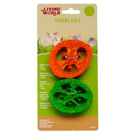 Living World Nibblers - Loofah Chews - Slices