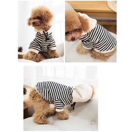 Family Clothes for Dog Pitbull Dog Clothes Shirt for PaPa and Mama- Mom and Pet Shirt are Sold Separately (Only for Pet XL-(Bust 19.2”), Black)