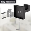 HITSLAM Towel Hooks for Bathroom Wall Mounted, Black Bathroom Hooks,