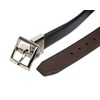 Dockers - Cinturón reversible a café para niños grandes, Brown/Black