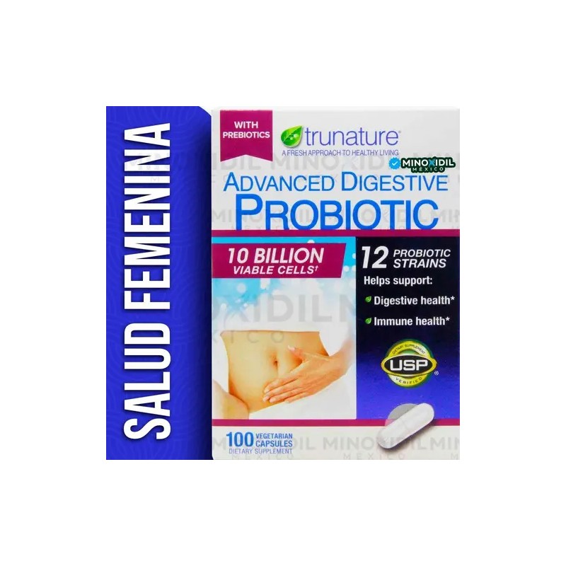 Trunature Probióticos Sabor Advanced 100 Cápsulas Vegano Gluten