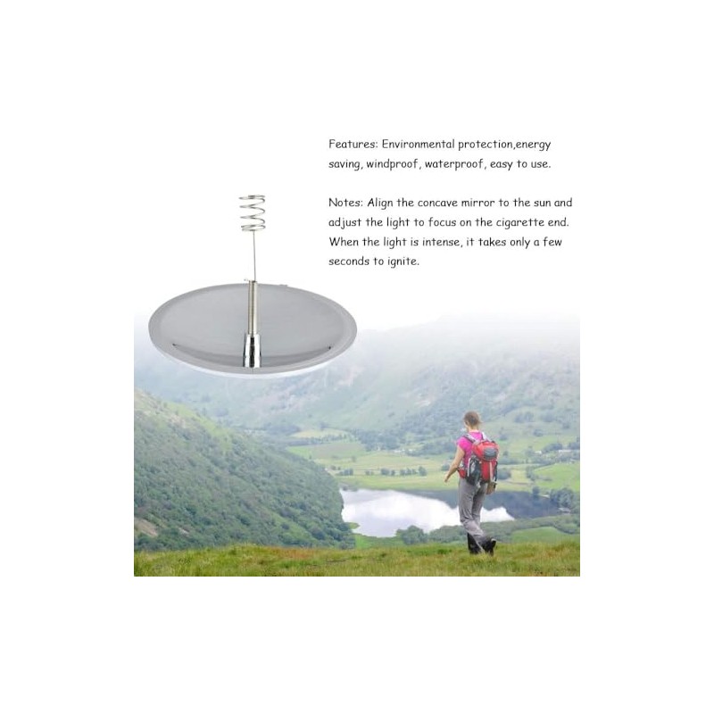 Cozioz Solar Fire Starter Tool – Fuel-Free Sun Ignition for