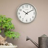 La Crosse Technology 12 Inch Atomic Analog Wall Clock, Aluminum