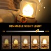 Ghost Campfire Night Light, Rechargeable Desk Lamp, Cute Ghost Table
