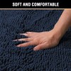 H.VERSAILTEX Microfiber Bath Rugs Chenille Floor Mat Ultra Soft Washable