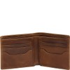 FRYE Men's Leather Logan Antique Pull Up Billfold, Cognac, One