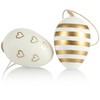 com-four® 18 x Easter Eggs for Hanging - Easter Eggs