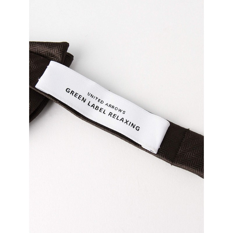 United Arrows Green Label Relaxing 31346992178 Mini Herringbone Solid Bowtie