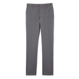 French Toast Boys' Straight Leg Dress Pant, Heather Grey