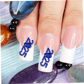 jojofuny 5Pcs Nail Charms for Nail Art Shiny Decorations for DIY Manicure Creative and Cute for Festivals and Special Occasions