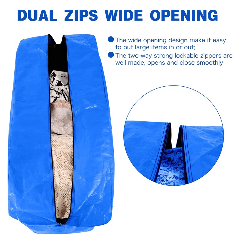 Sharmgoria Extra Large Moving Bags Oversized Storage Duffle Bags with
