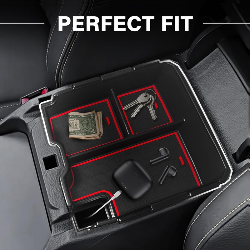 Muslogy Center Console Organizer Compatible with Ford Ranger 2024 2025