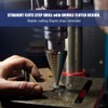 Pro-Edge Technology 5pcs Step Drill Bits for Metal with Center