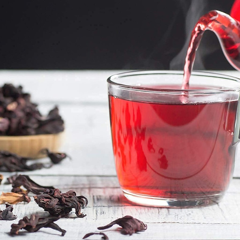4oz Hibiscus Flowers Whole Soft for Tea, Flor de Jamaica