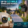 Wireless Driveway Alarm for Home Security – Waterproof Motion Sensor