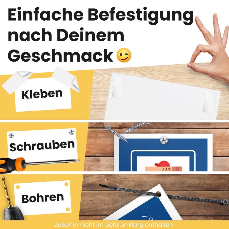 DankeDir! Pakete bitte hier abstellen – Sign 30 x 20