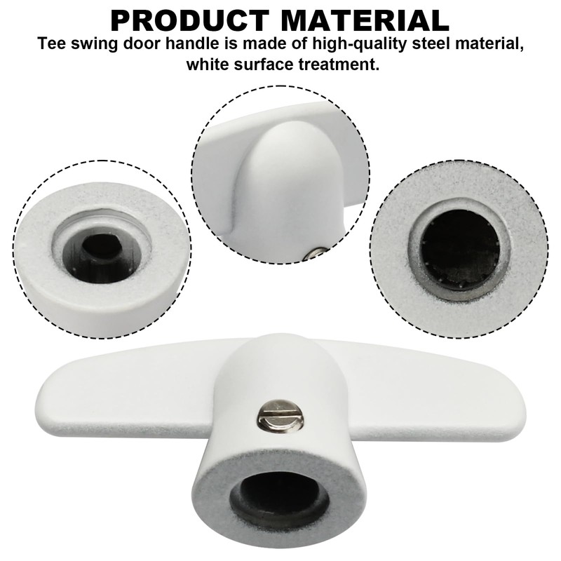 VIDABTE 3/8" Butterfly Wing Nut T-Handle for Pella Window Crank,