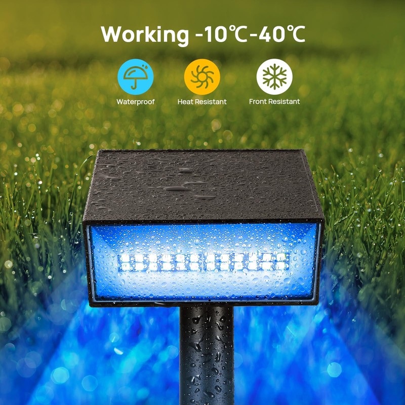 Consciot Solar Spot Lights Outdoor, Adjustable 170° Solar Outdoor Light,