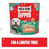Milk-Bone Dipped Gingerbread Artificially Flavored Dog Biscuits, 10 oz Bag