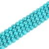 Perlin - 70 Turquoise Gemstone Strand Beads Half Natural Stone