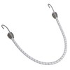 4pk 20" Bungee Rope With Stainless Steel Hooks Cords Shock