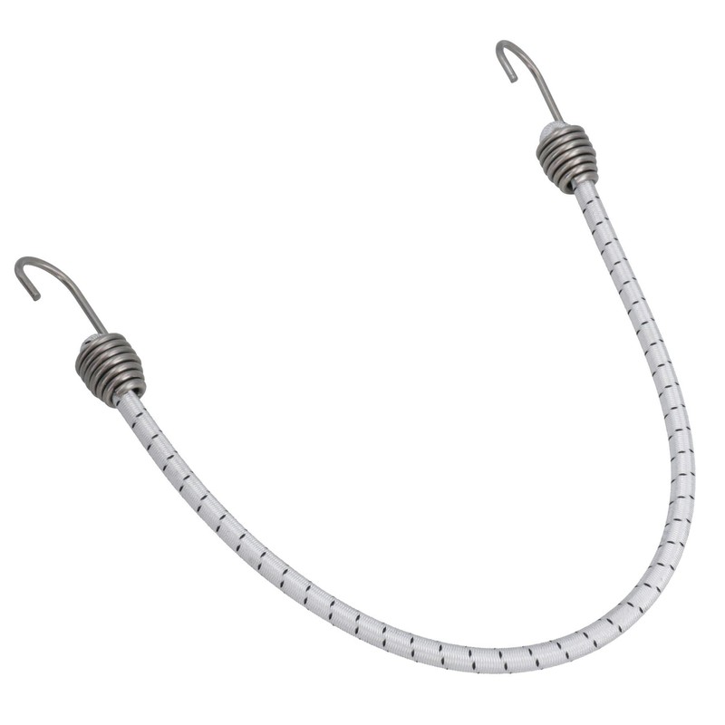 4pk 20" Bungee Rope With Stainless Steel Hooks Cords Shock