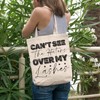 12oz Canvas Tote Bag - Cannot See the Haters Over