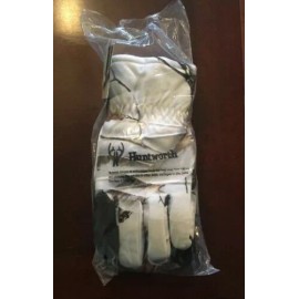 Huntworth Snow Camo Huntworth Hunting Gloves Waterproof, Fleece 40G Gloves - All Sizes! - L