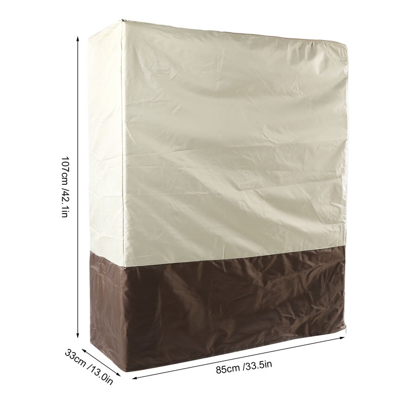 Folding Bed Cover Dustproof Waterproof Rollaway Bed Protective Cover for