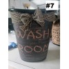 Unbranded wash room Decorative Trash Can 11 inches Bathroom Laundry waste basket Bedroom