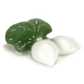 Made in Japan SET of 2 PCS. Japanese Ceramic Chopstick Rest Holder Kabura Turnip Made in Japan