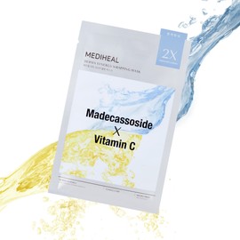 Mediheal Derma Synergy Wrapping Mask Trouble Tone (Madecassoside X Vitamin C) 14 Sheets, 1 Pack