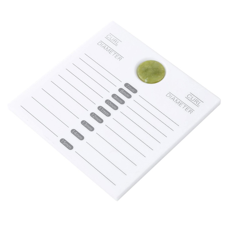 Weimob False Eyelashes Holder Stand with Scale Jade Stone and