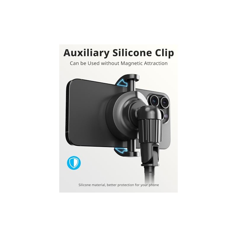 UBeesize 72'' Magnetic Tripod for iPhone with Remote, Extendable Cell