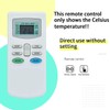Replacement Remote Control for Soleus Air Conditioner KFTZHP-12D-ID KFTHP-09-ID KFTHP-12-ID
