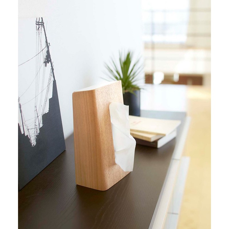 Yamazaki Industries 7362 Tissue Case, Rin Natural