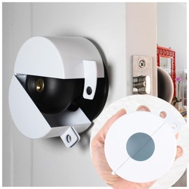 Posnaland Bedroom Door Locks, Portable Door Locks, and Child Protection Door Handles (Without Padlocks) to Prevent Rotation and Operation of The Door Handles and Entry into The Keyhole. (Yabai)