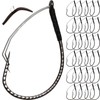 Dovesun 30PCS Weedless Hooks Wacky Rig Hooks Worm Fishing Hooks