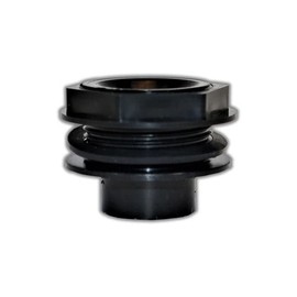eco-filtration - 25mm Threaded Tank Connector | Bulkhead PVC Plumbing Fitting for Ponds, Gardens, Water Features, Drainage, and Rigid Pipe Connections