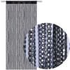Arsvita Black String Curtain 140 x 250 cm (W x