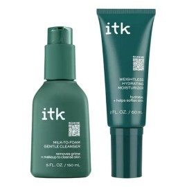 Itk Skincare Set De Limpiador  Crema Hidratante Limpiador F                                                                                           