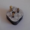 5 Amp Round Pin Plug Black