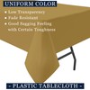 odibo Gold Tablecloths Plastic 2 Pack Disposable Table Covers 54"