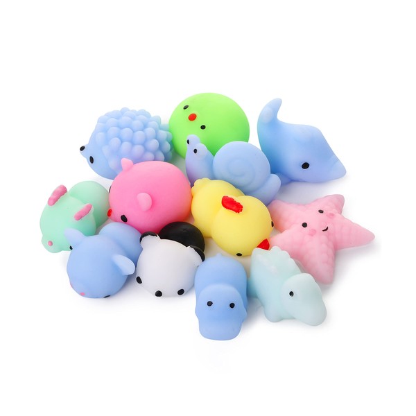 Mr. Pen- Squishy Toys, 12 Pack, Squishies, Squishy, Squishes for Kids, Squishy Toy, Squishy Pack, Squishes, Squishy Animals, Stress Relief Toy, Mini Squishes, Small Toys for Kids
