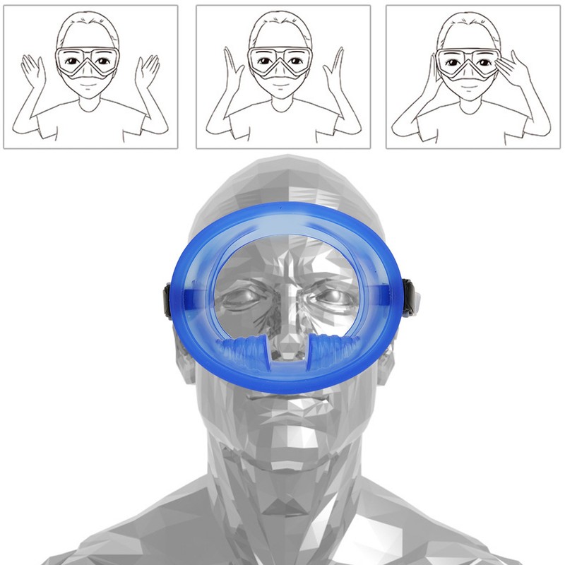 Wide View Snorkeling Scuba Diving Mask Anti fog Waterproof Dive