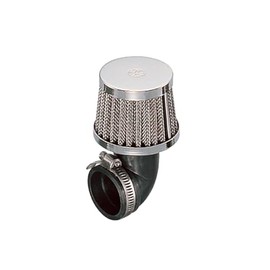 Kitaco 515-1000340 Power Filter (Elbow 90°/φ34), Jog Z/Super Jog Z etc. Chrome Plated