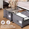 FOUCSSOMEI Under Bed Storage with Wheels, Rolling Under bed Storage